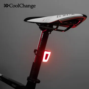 CoolChange Велосипеден Фенер Многофункционален Ultralight USB plug-in hybrid Велосипеден Шлем Велосипеден Задна Светлина за Сигурност Нощен Аксесоари под Наем
