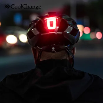 CoolChange Велосипеден Фенер Многофункционален Ultralight USB plug-in hybrid Велосипеден Шлем Велосипеден Задна Светлина за Сигурност Нощен Аксесоари под Наем Изображение 2